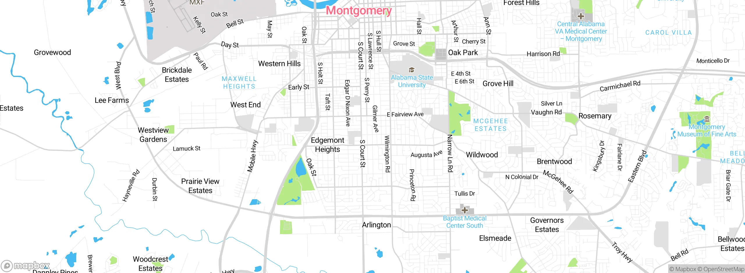 Map showing approximate location