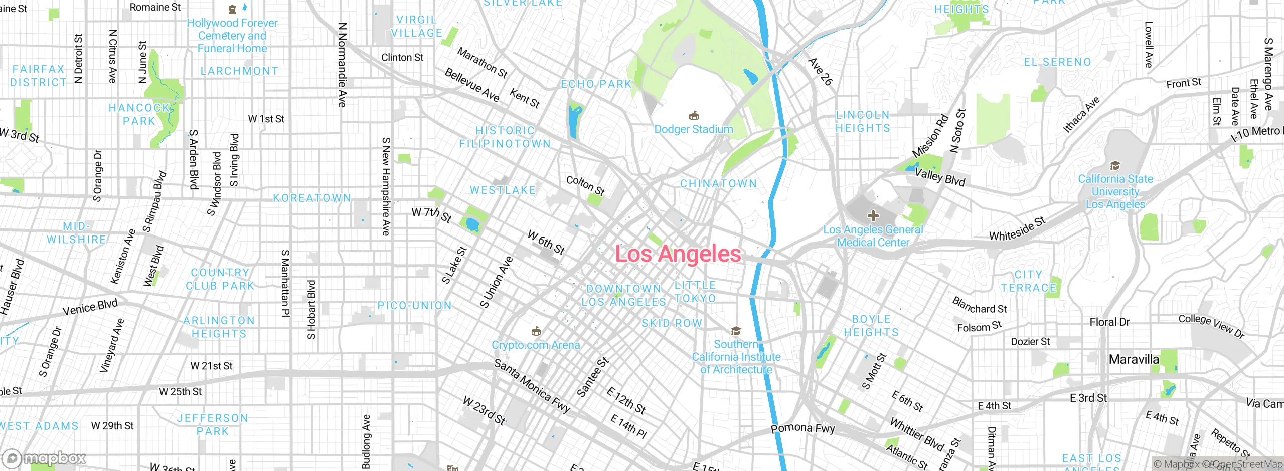 Map showing approximate location