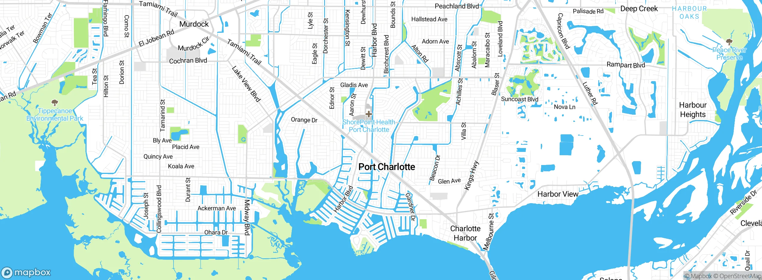 Map showing approximate location