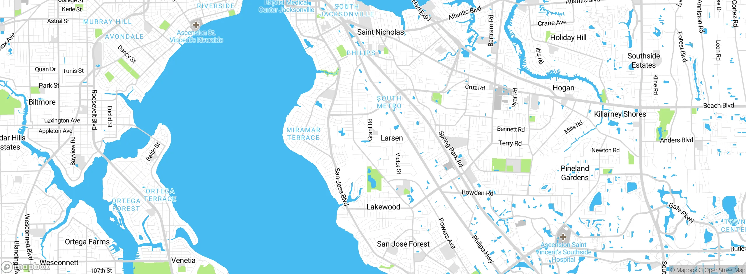 Map showing approximate location