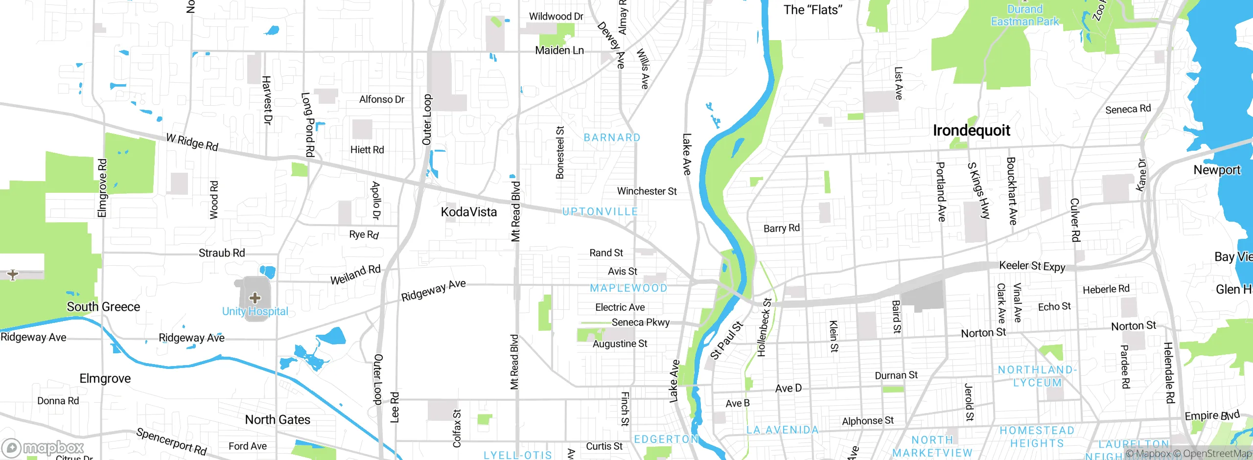 Map showing approximate location