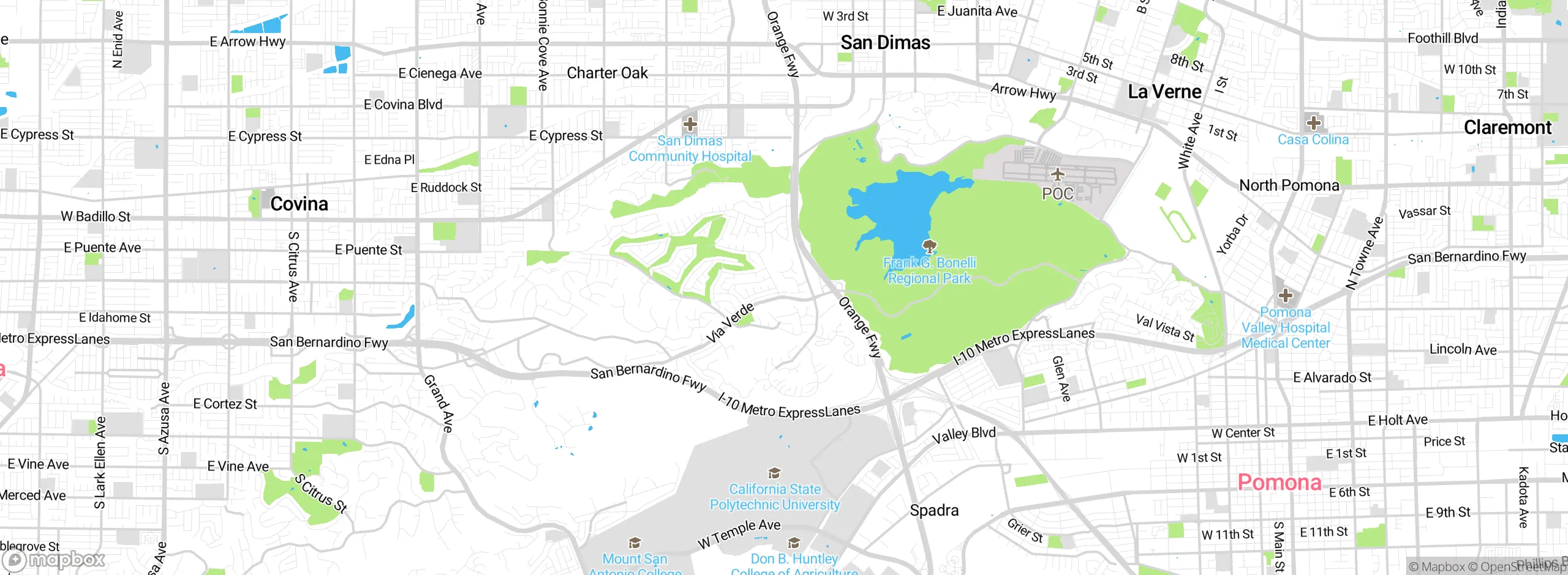 Map showing approximate location