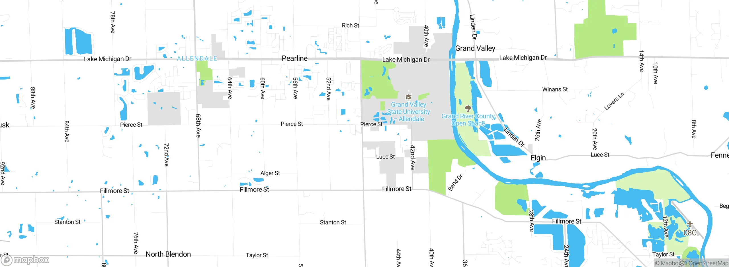 Map showing approximate location