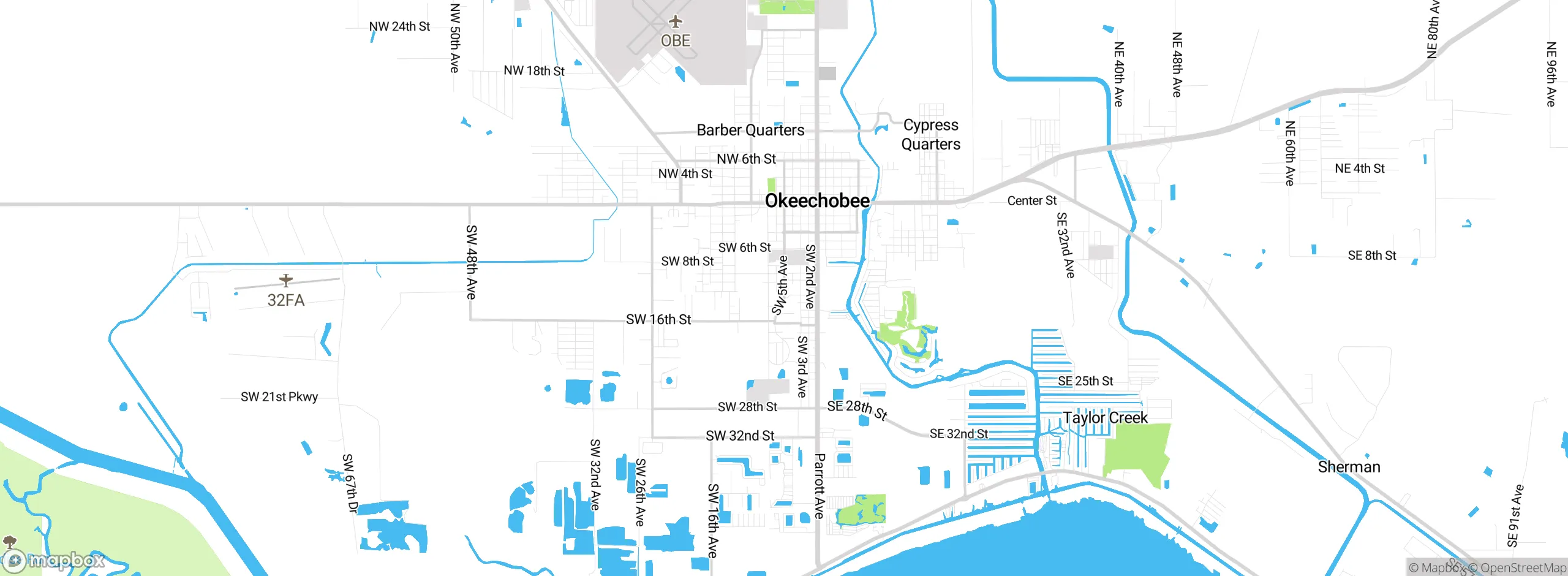 Map showing approximate location