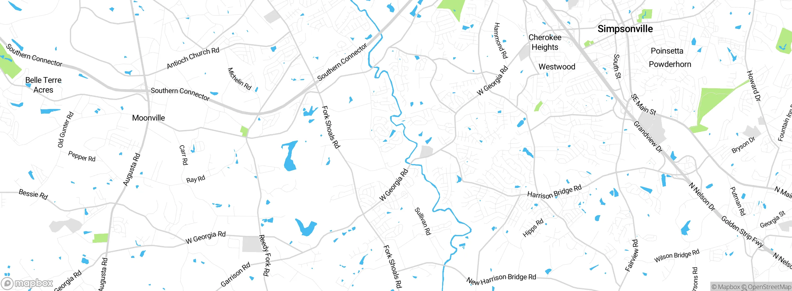 Map showing approximate location