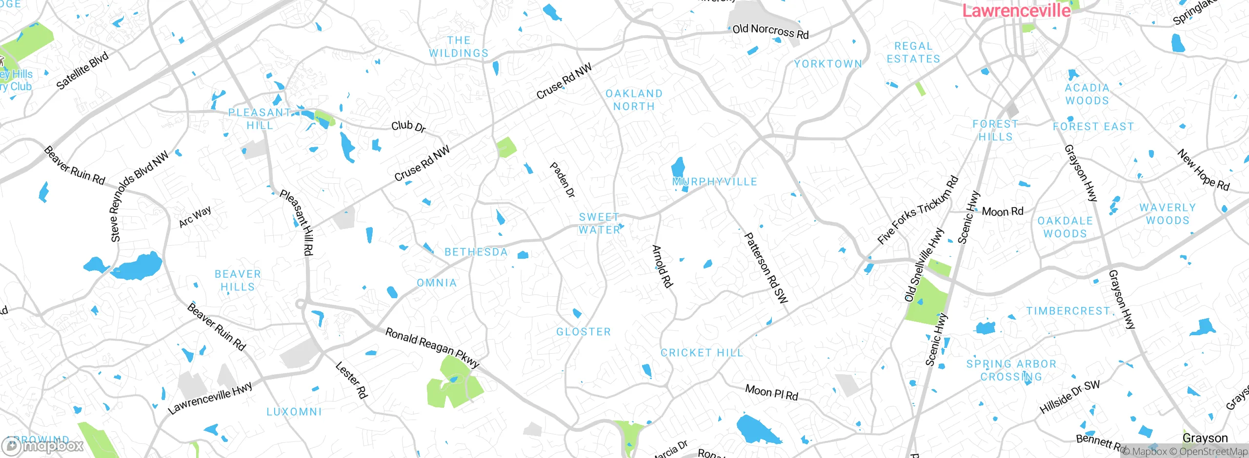 Map showing approximate location
