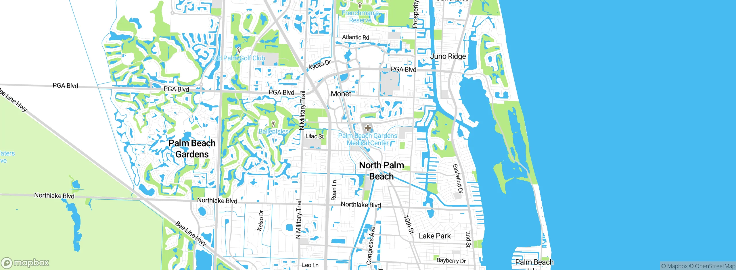 Map showing approximate location