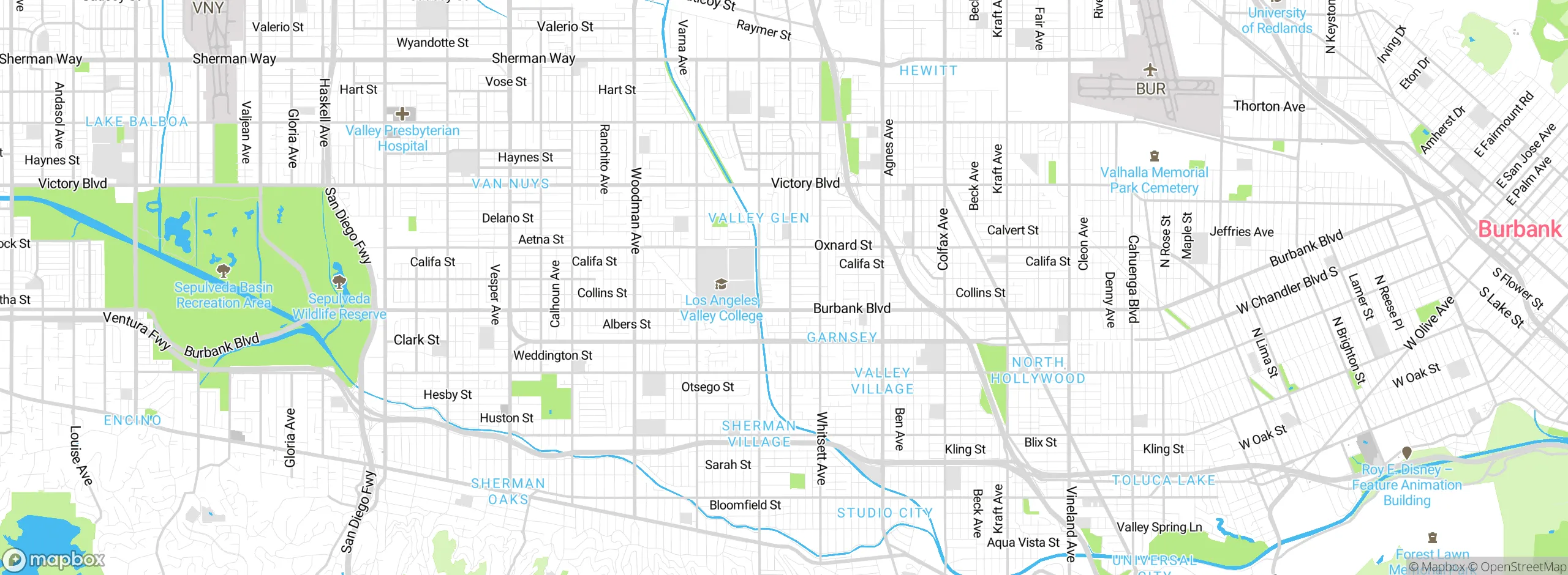 Map showing approximate location