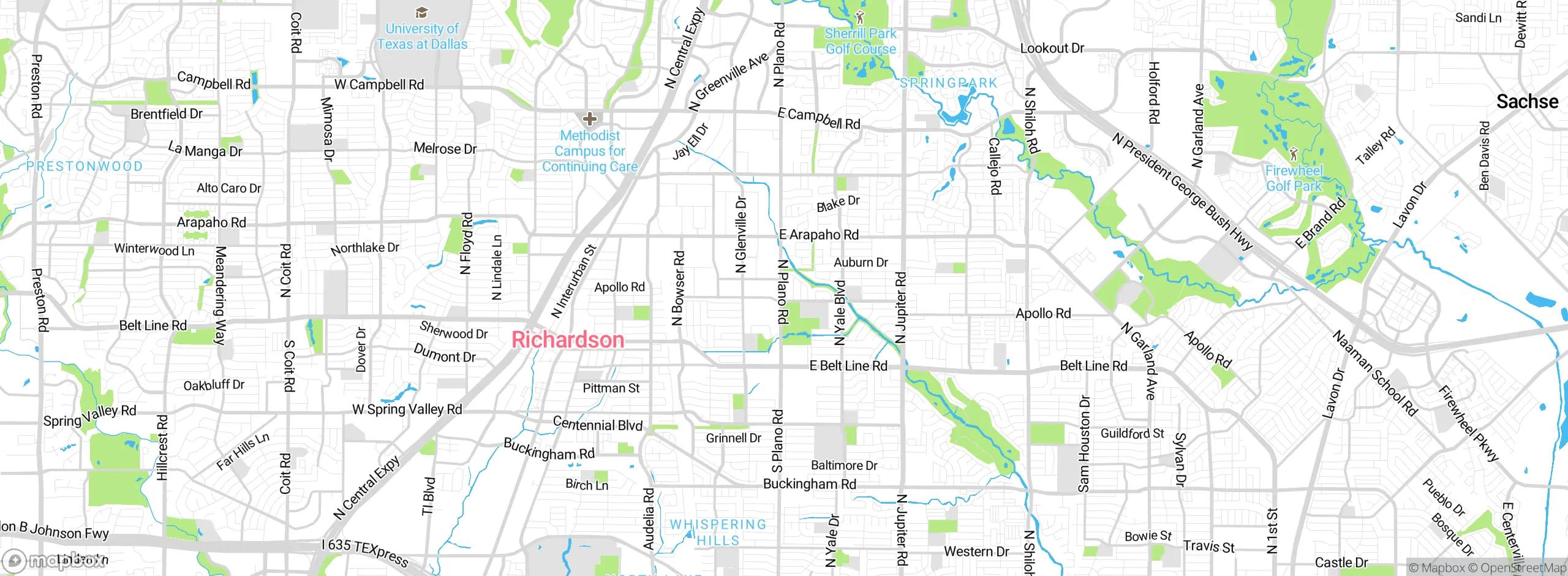 Map showing approximate location