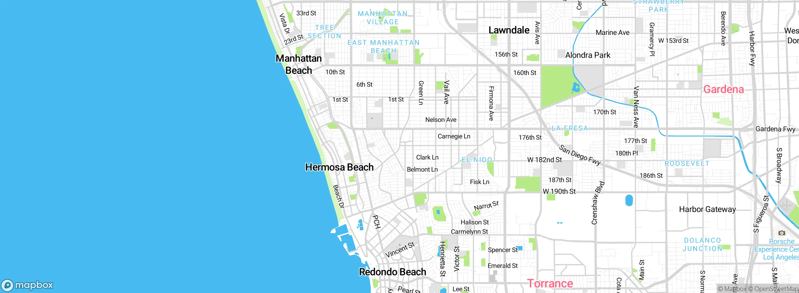 Map showing approximate location
