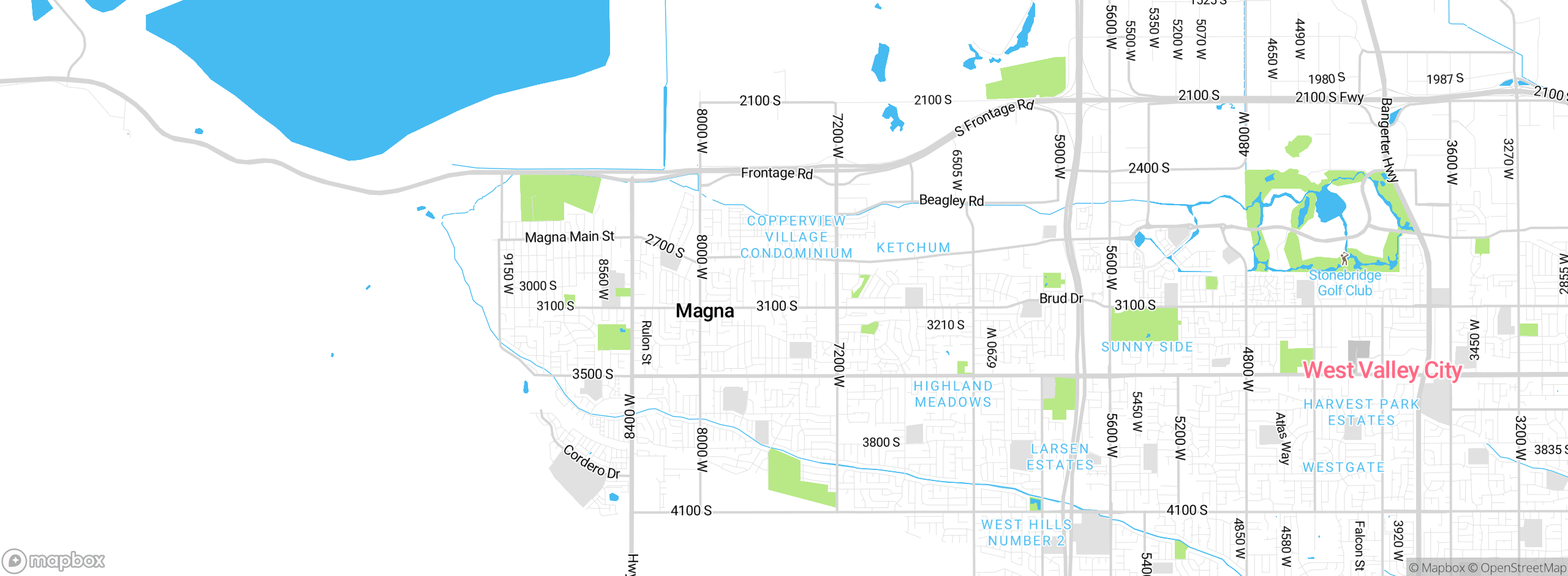 Map showing approximate location