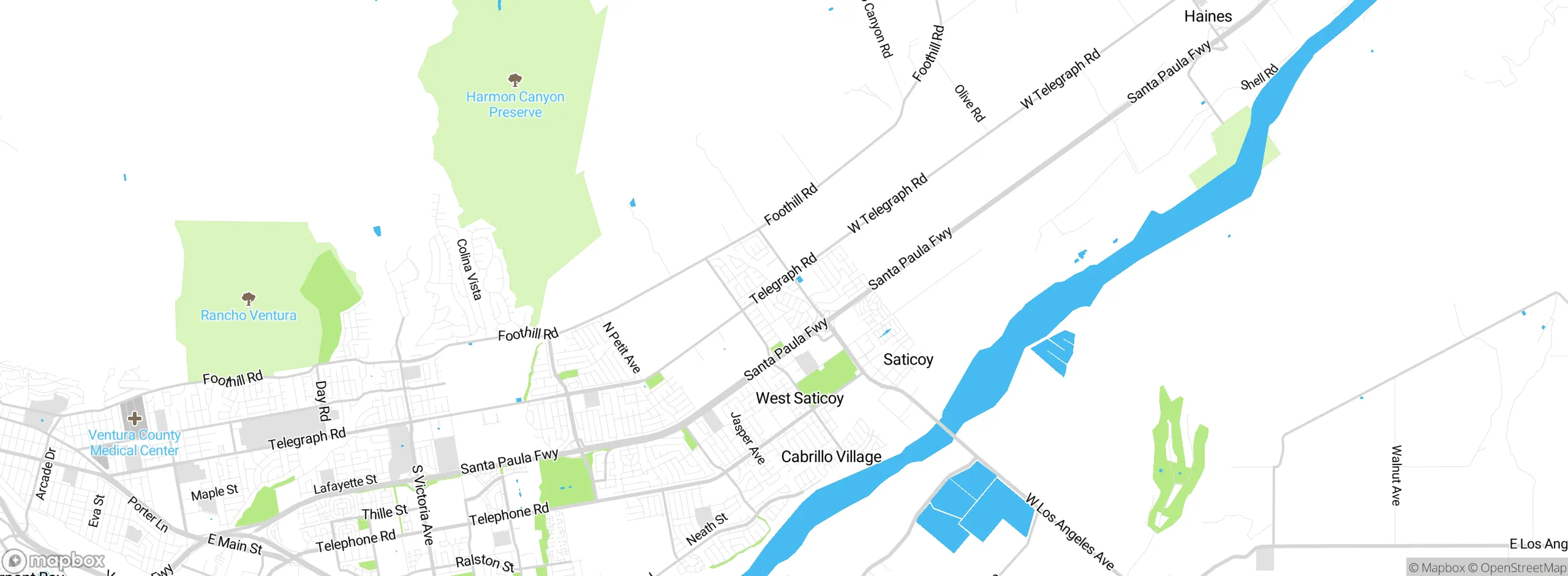 Map showing approximate location