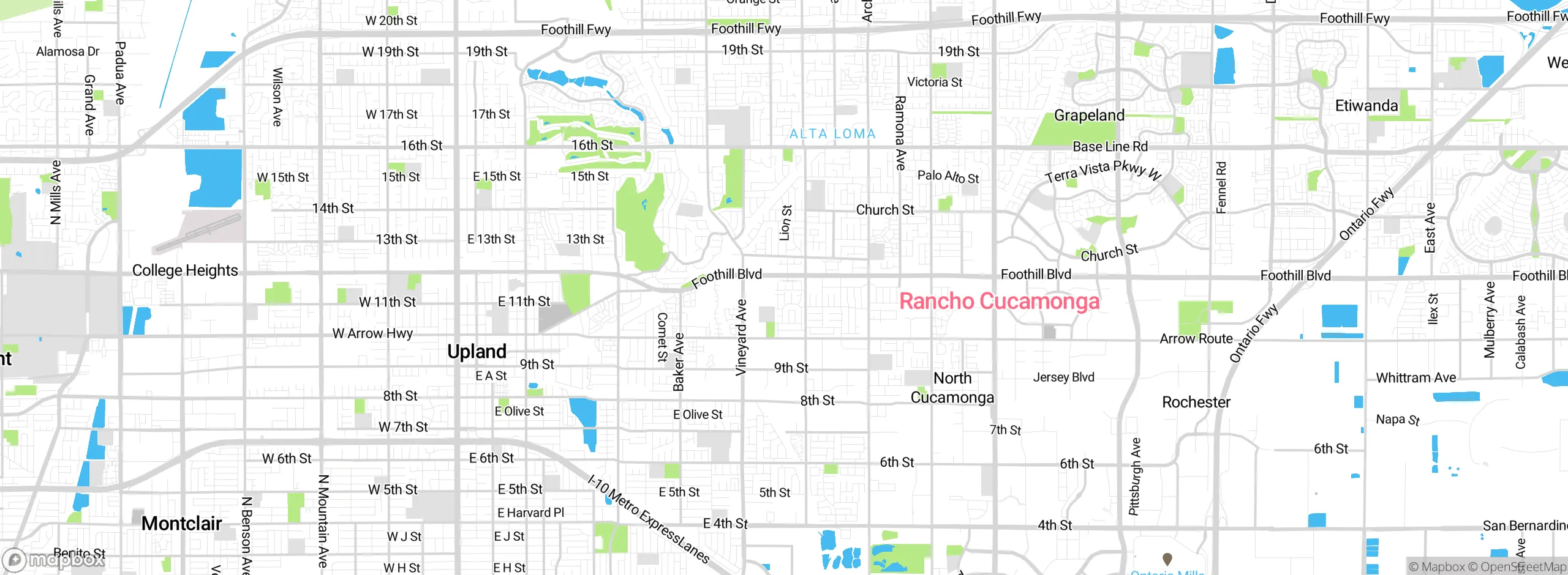Map showing approximate location
