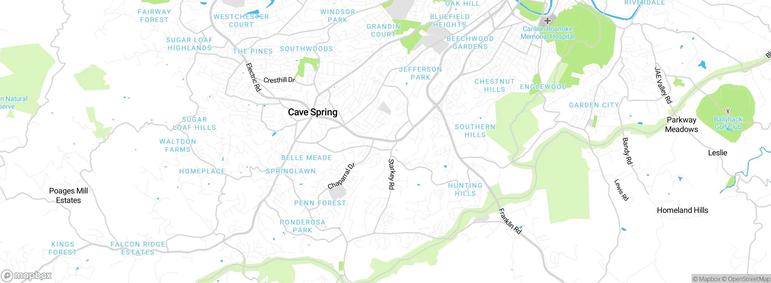 Map showing approximate location