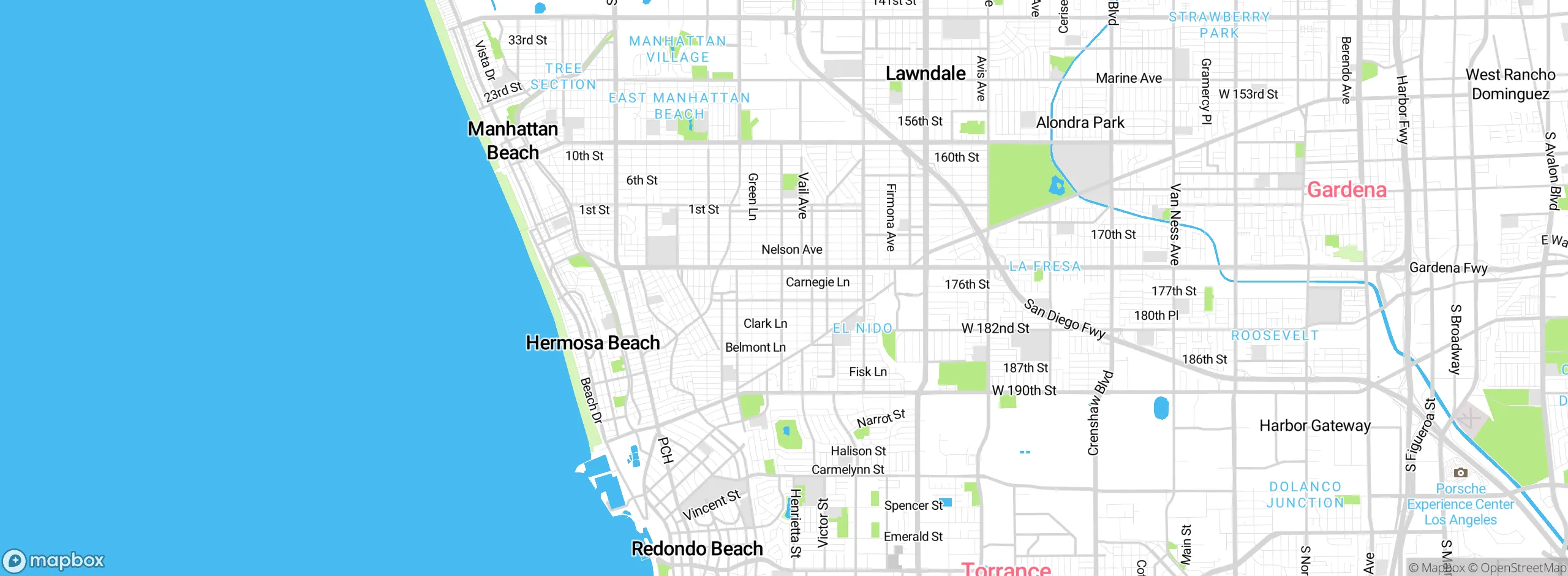 Map showing approximate location