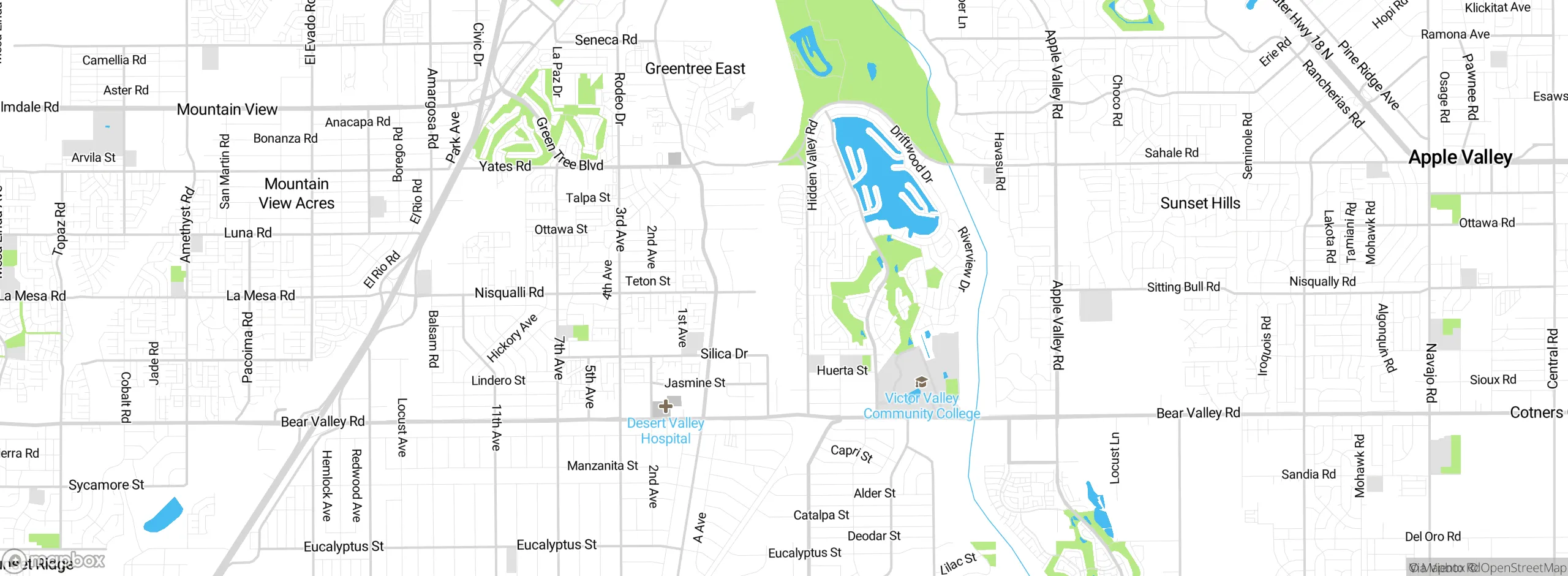 Map showing approximate location
