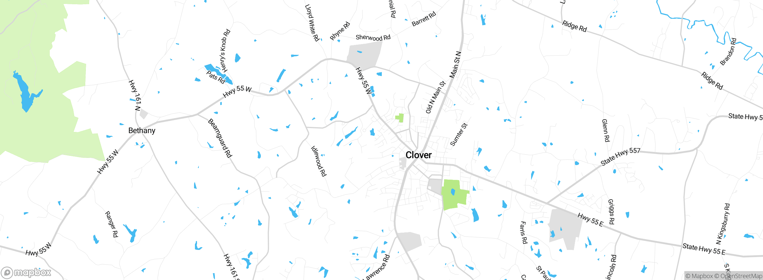 Map showing approximate location