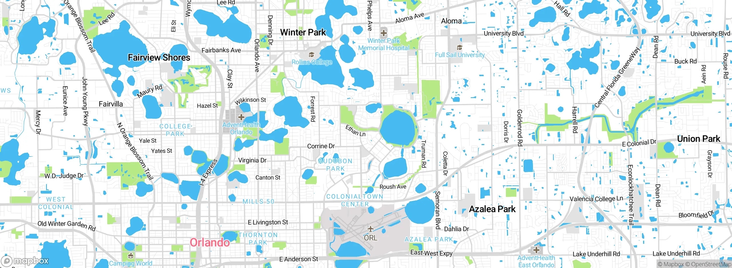 Map showing approximate location