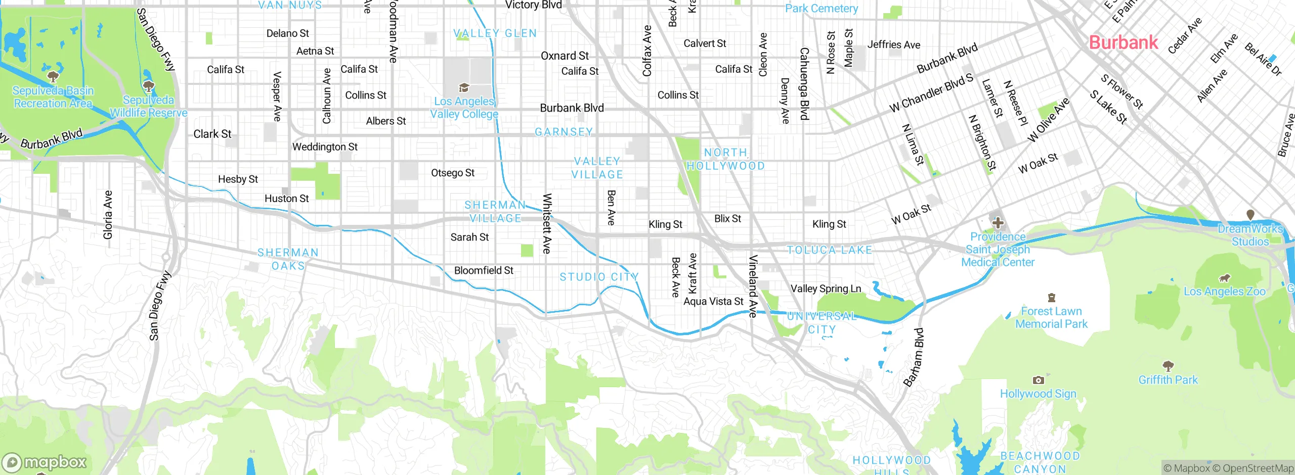 Map showing approximate location