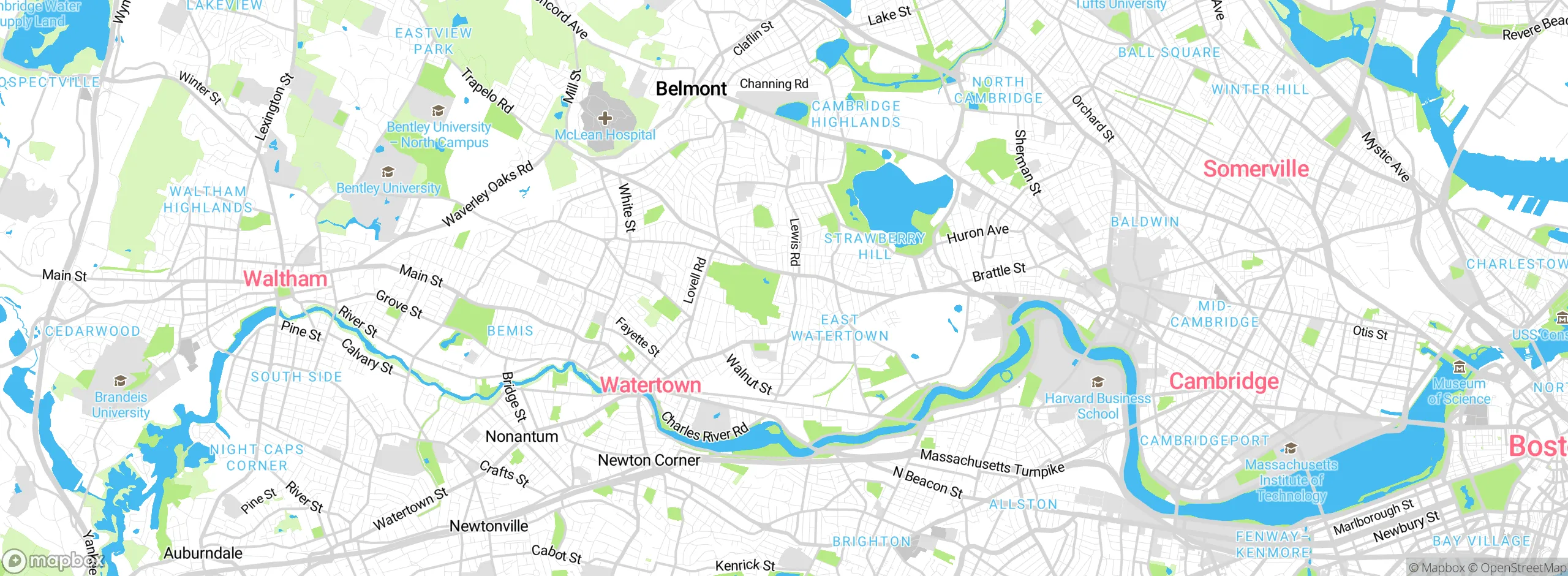 Map showing approximate location