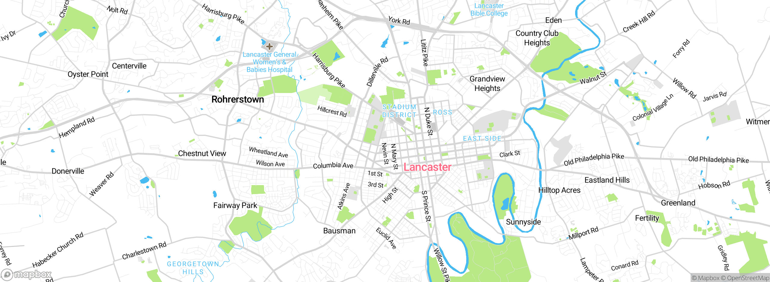 Map showing approximate location