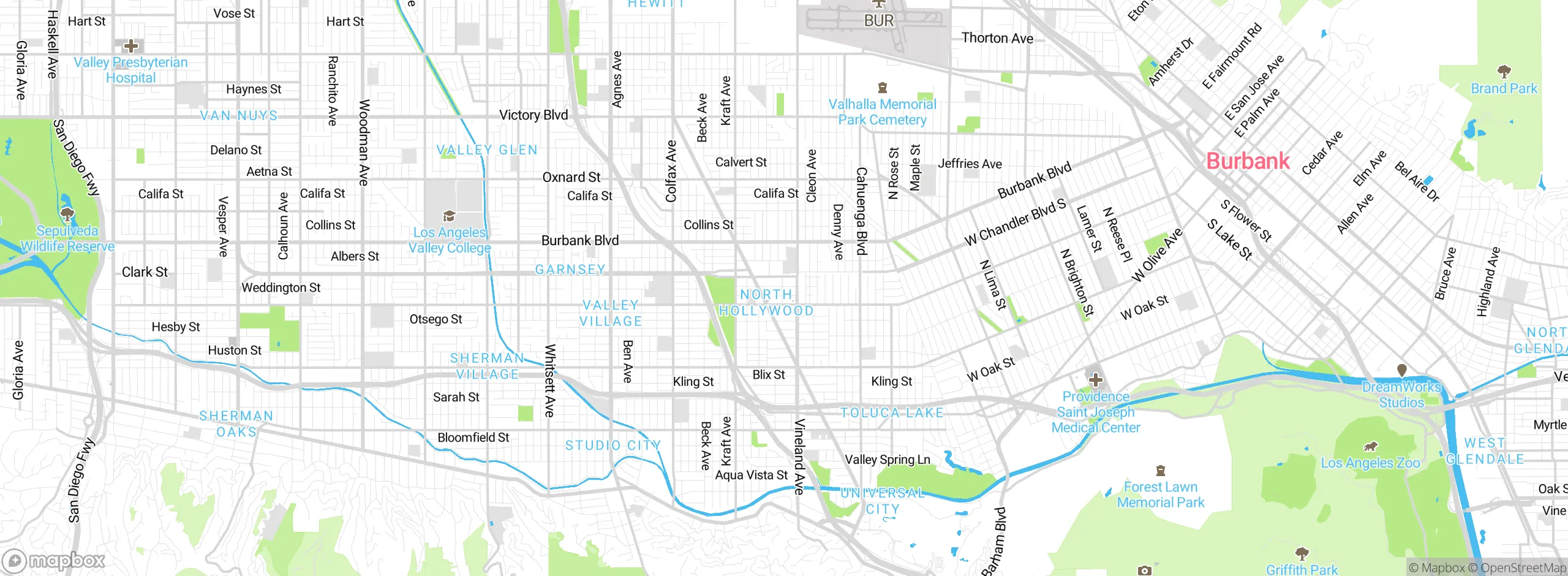 Map showing approximate location