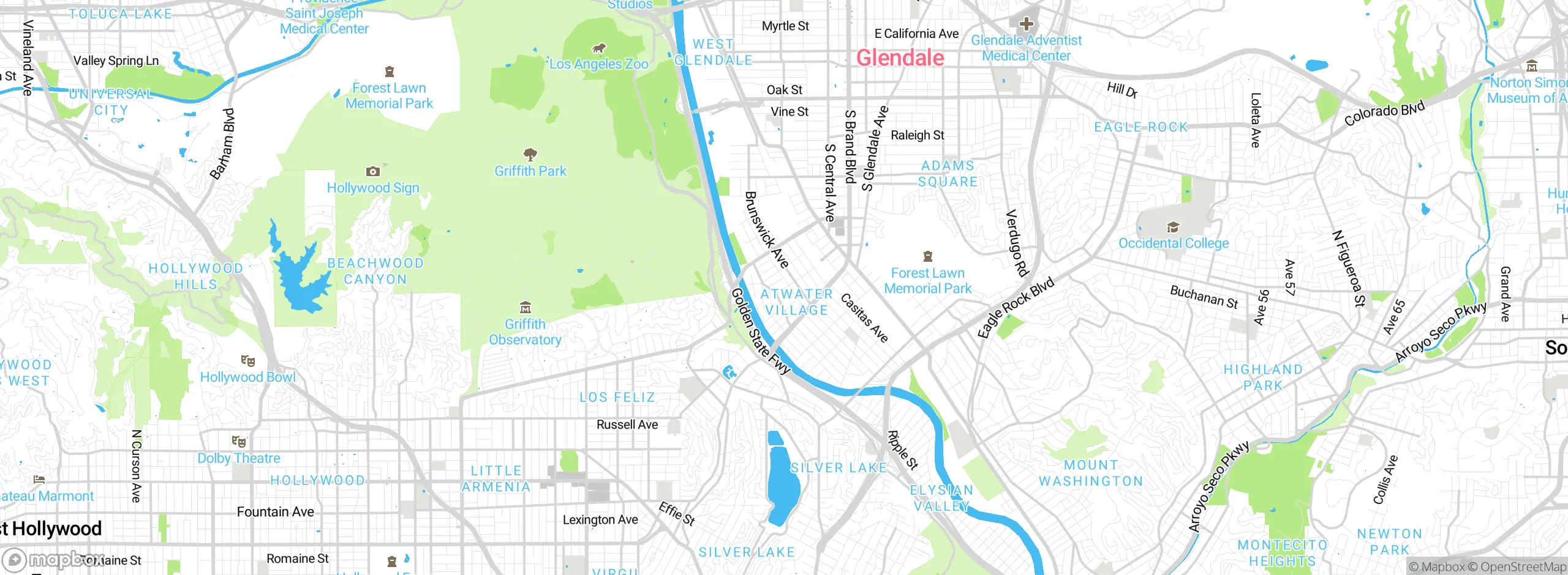 Map showing approximate location