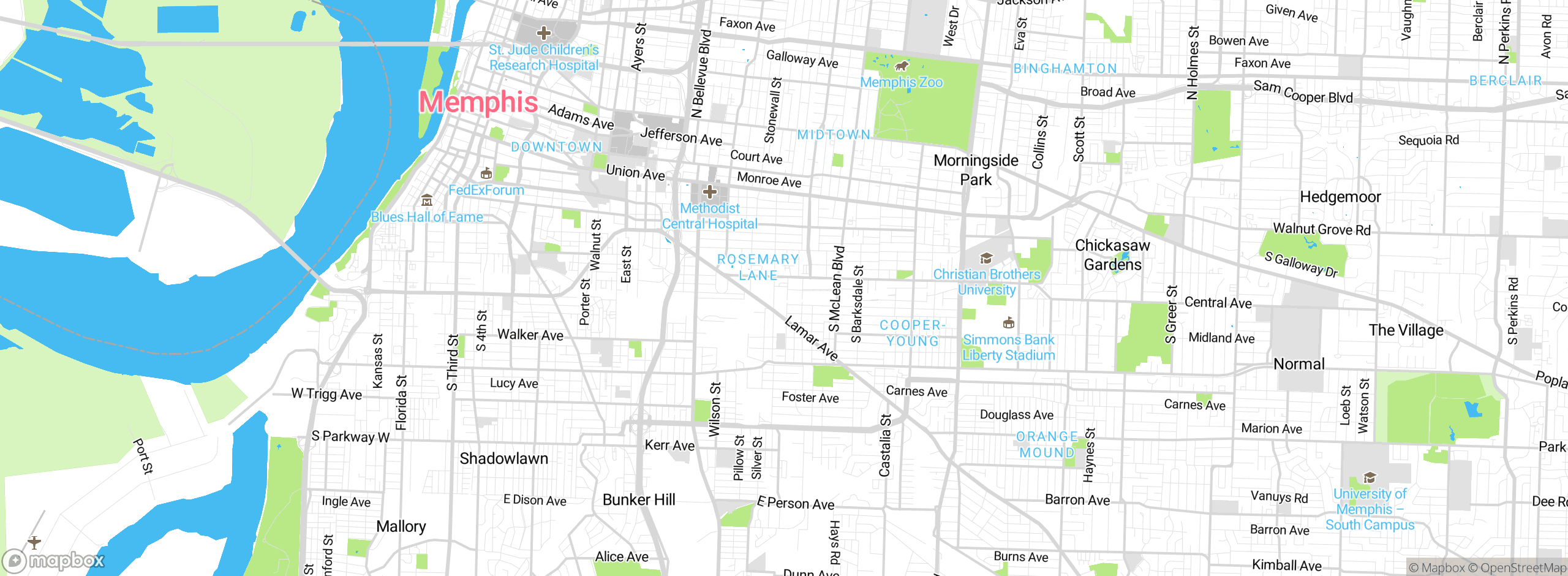 Map showing approximate location