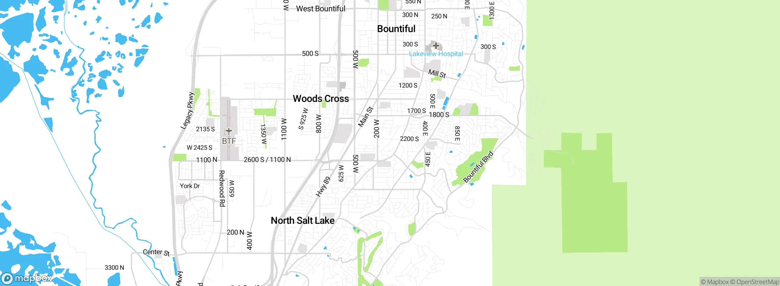 Map showing approximate location