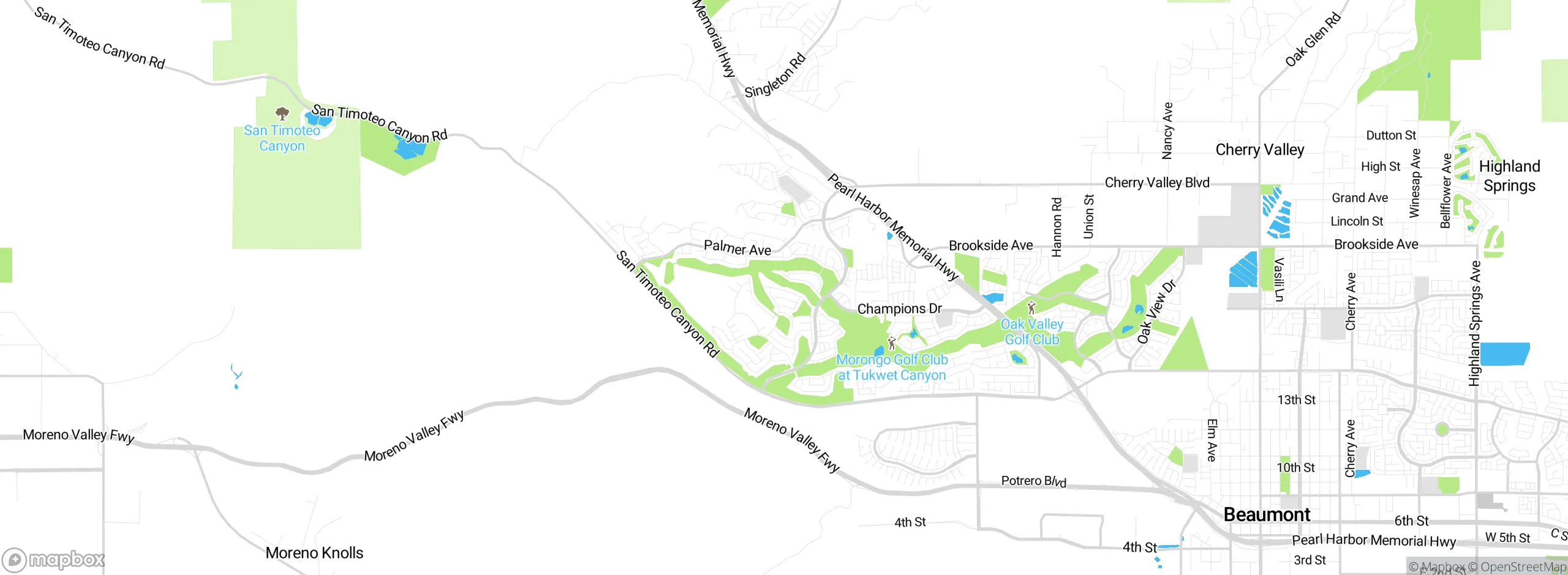 Map showing approximate location