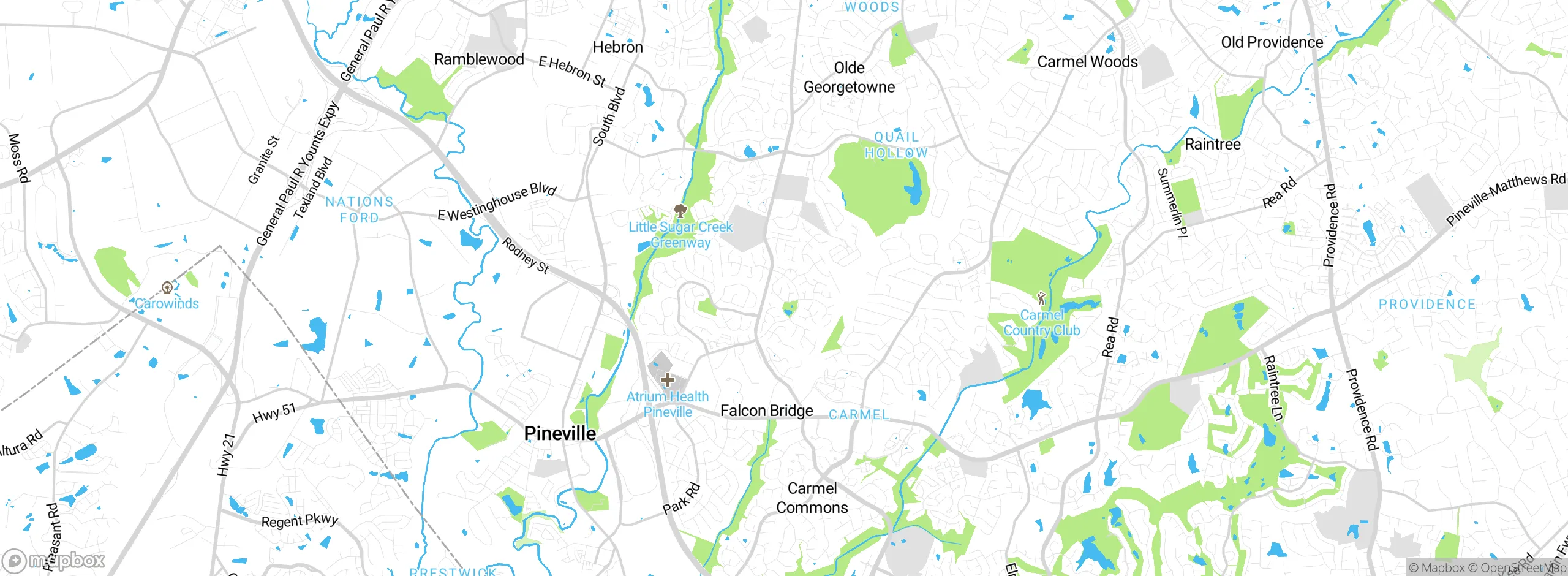 Map showing approximate location