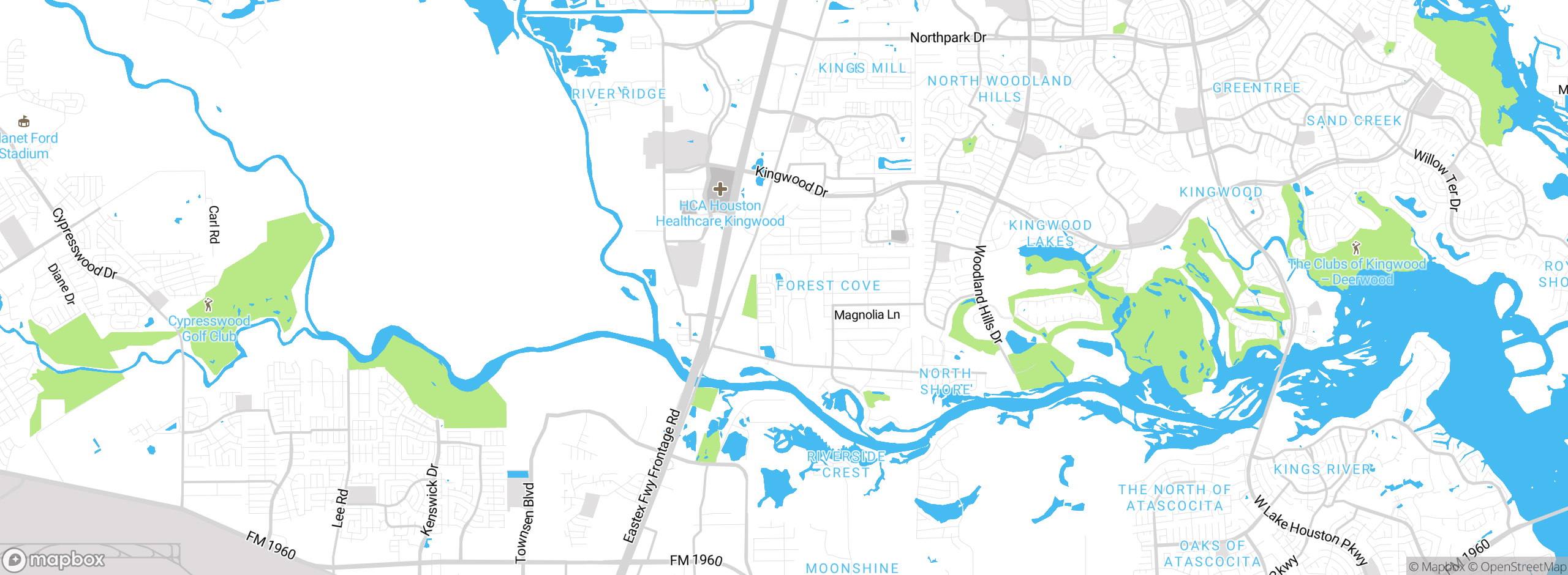 Map showing approximate location