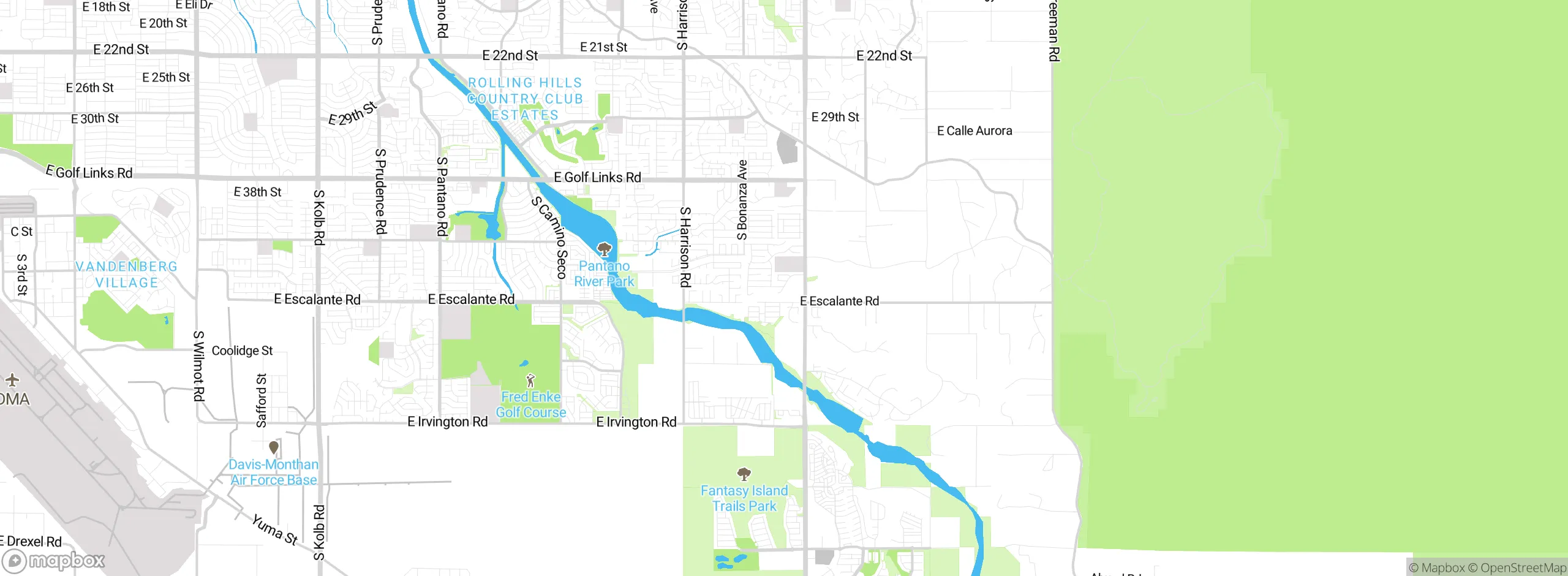 Map showing approximate location