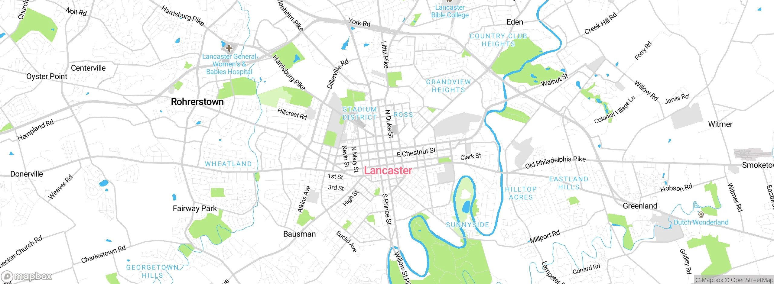 Map showing approximate location