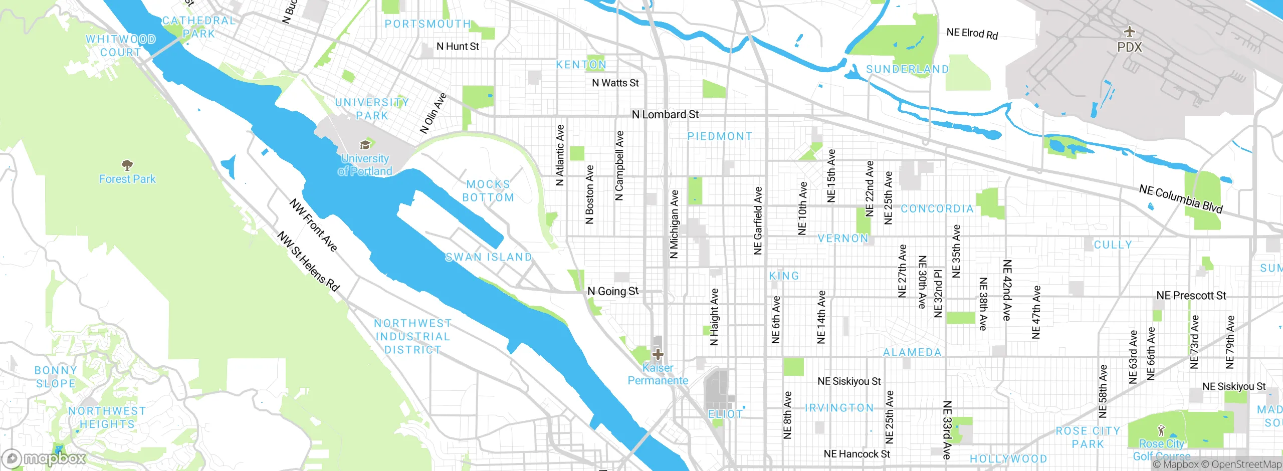 Map showing approximate location