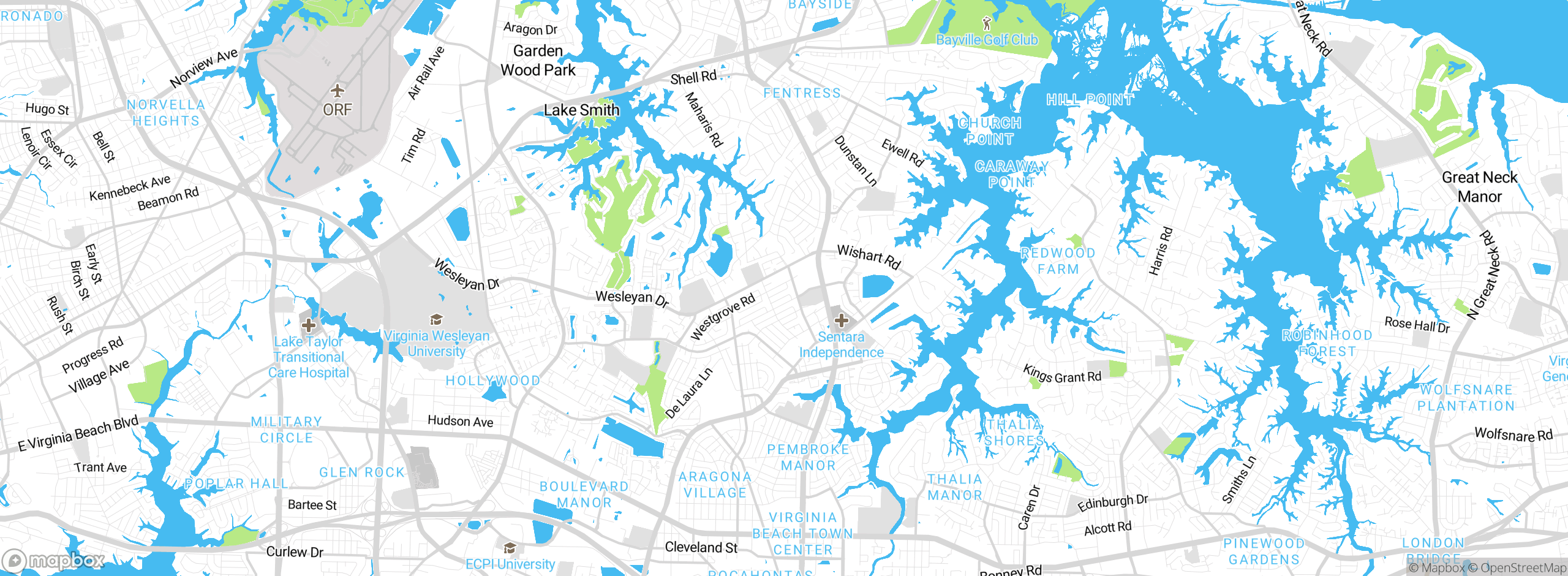 Map showing approximate location