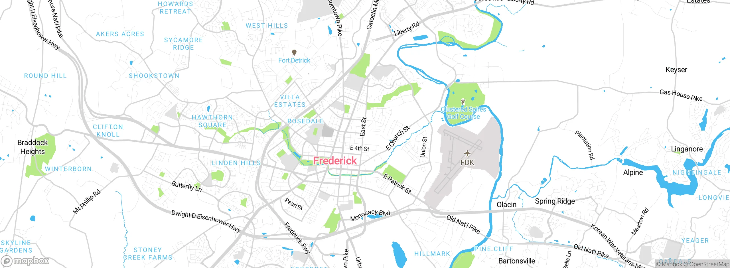 Map showing approximate location