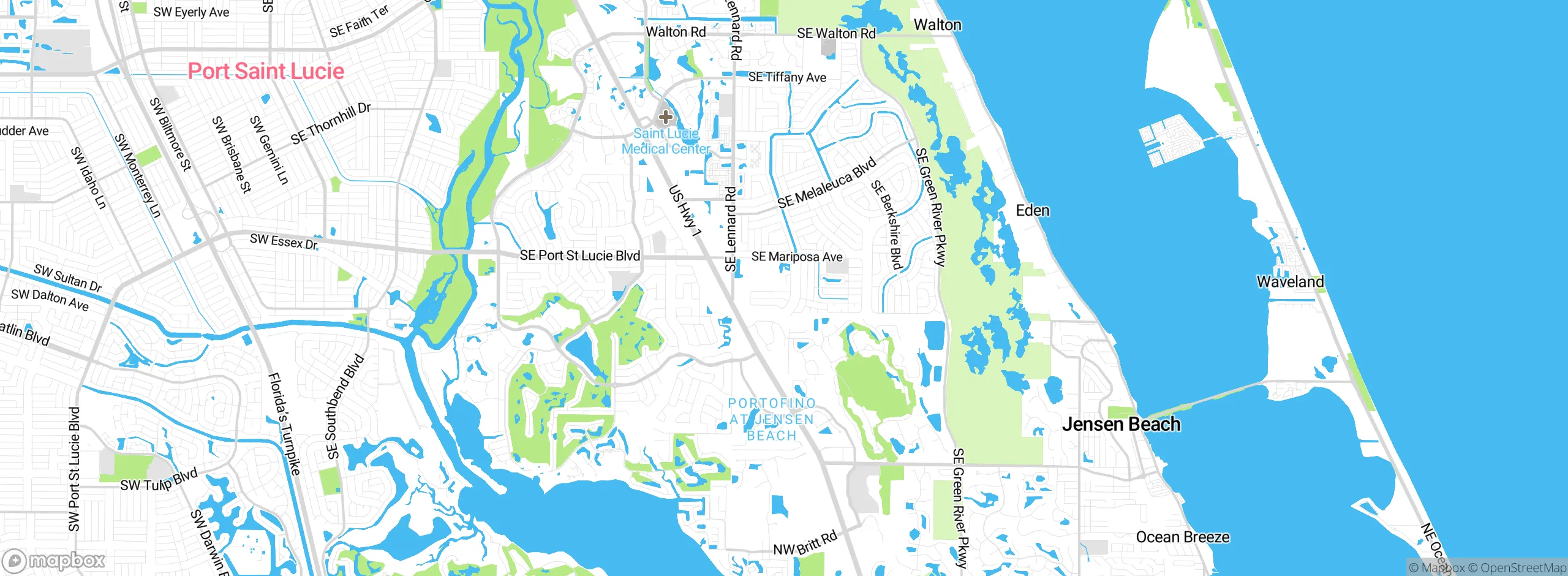 Map showing approximate location