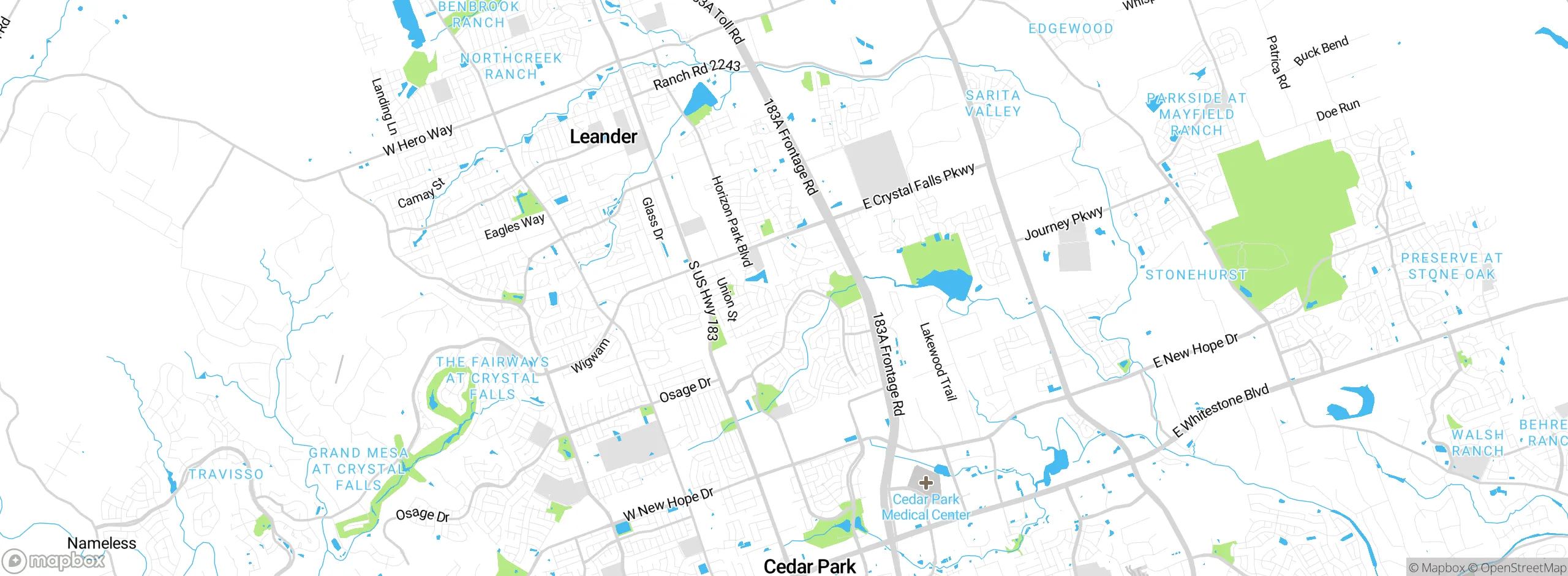 Map showing approximate location