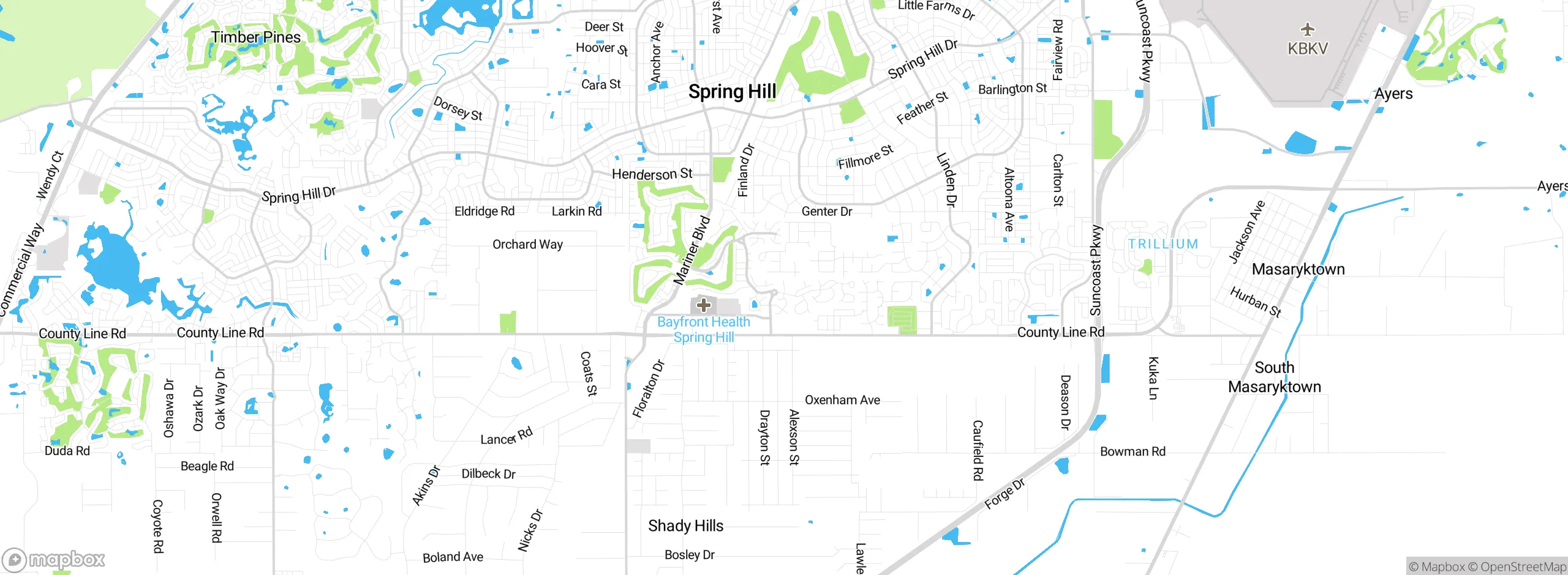 Map showing approximate location