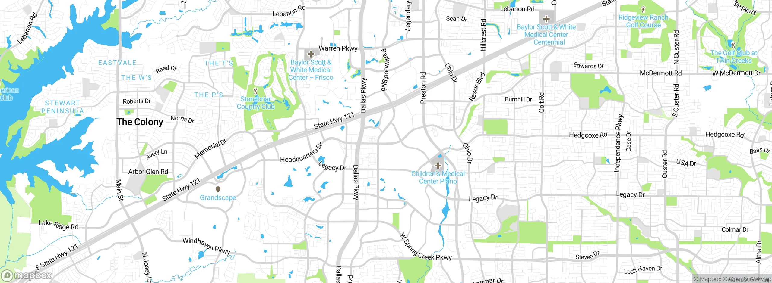 Map showing approximate location