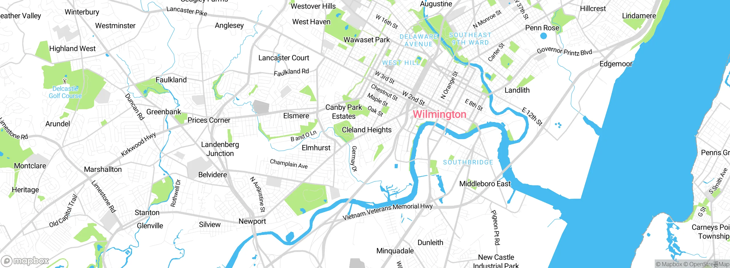 Map showing approximate location
