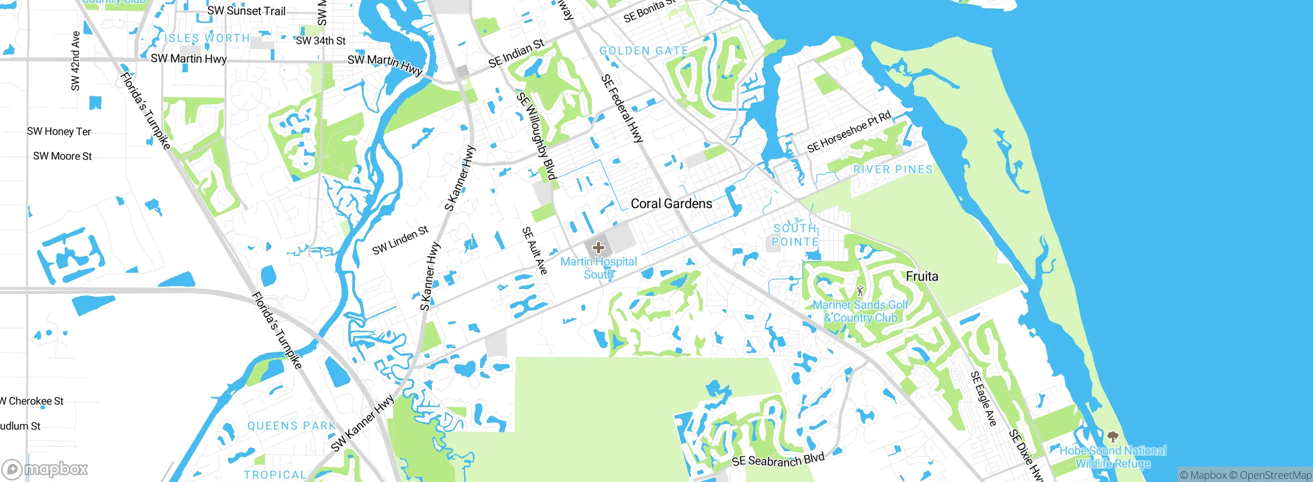 Map showing approximate location