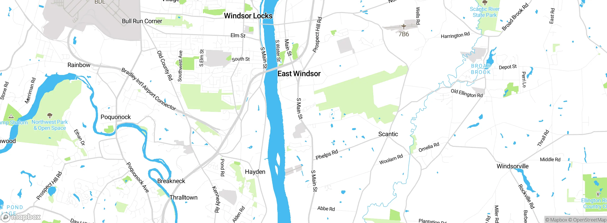 Map showing approximate location