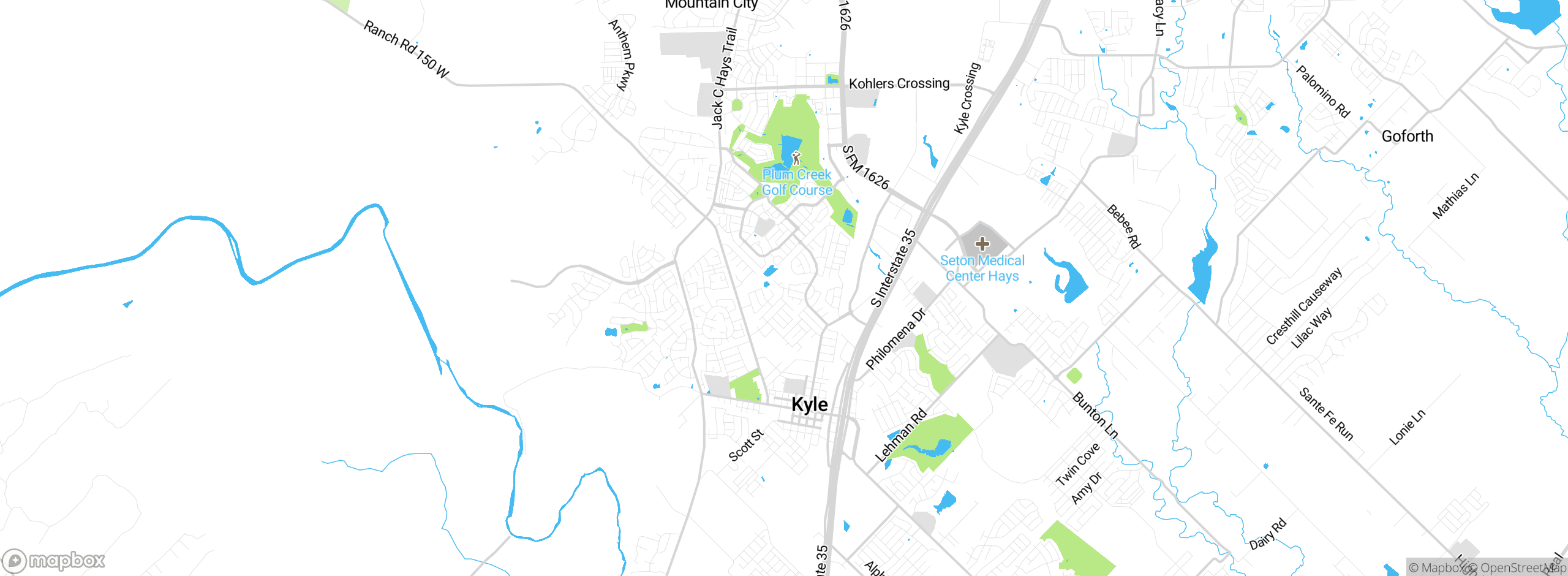 Map showing approximate location