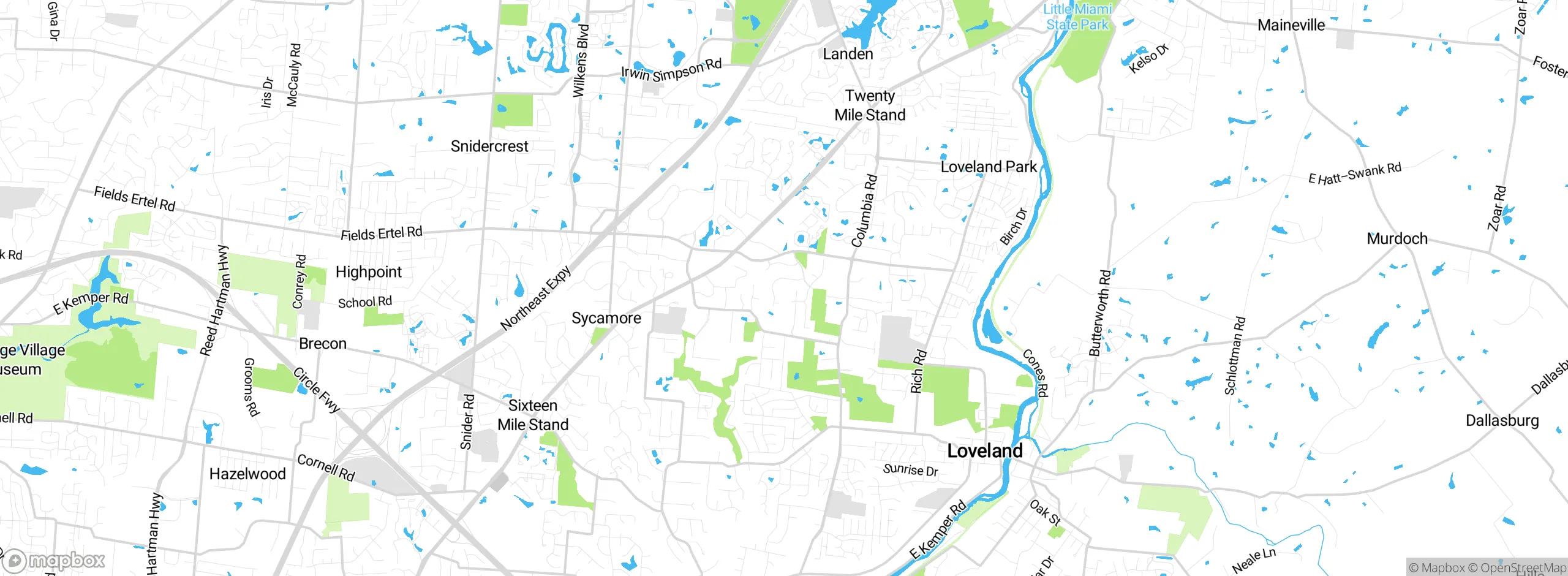Map showing approximate location