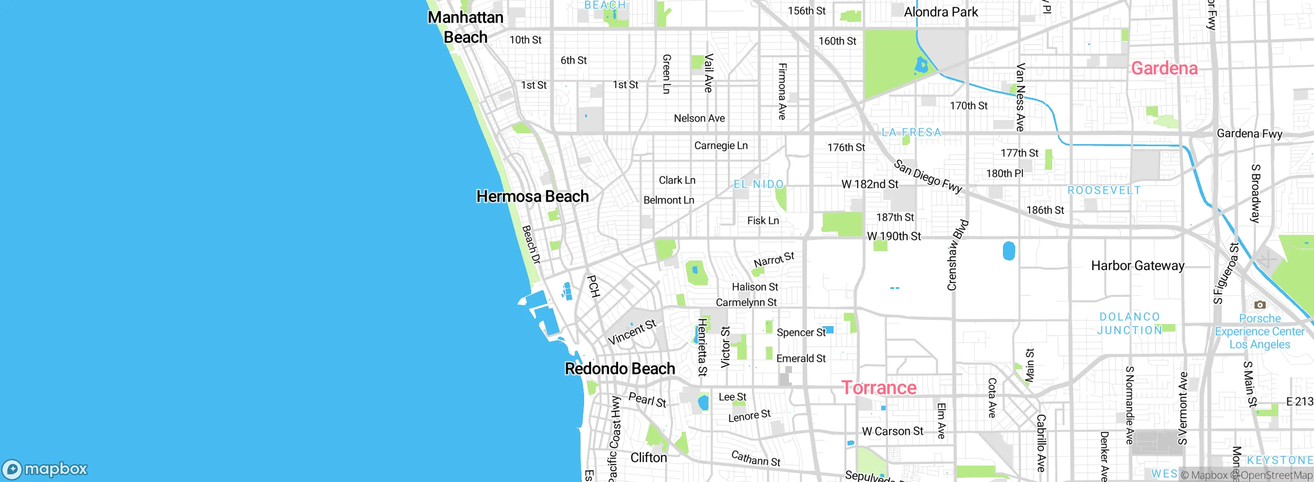 Map showing approximate location