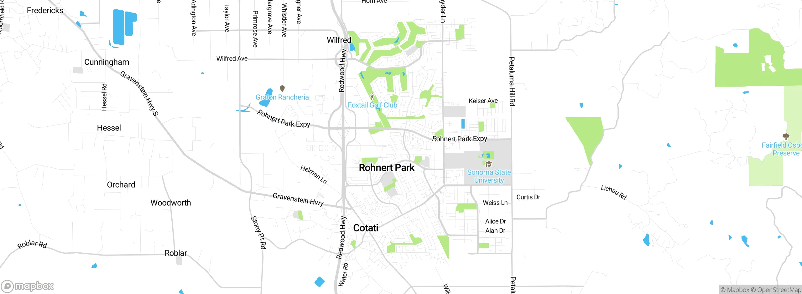 Map showing approximate location