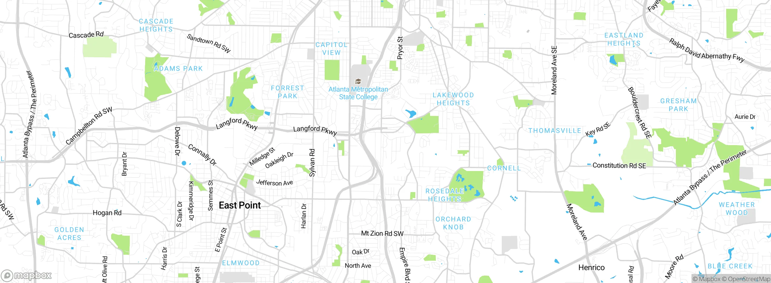 Map showing approximate location