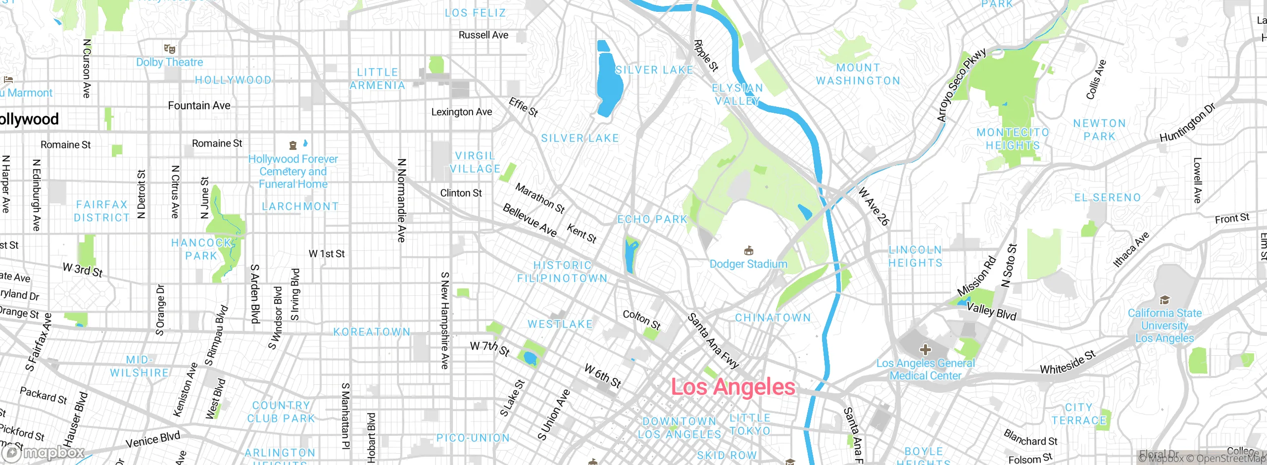 Map showing approximate location